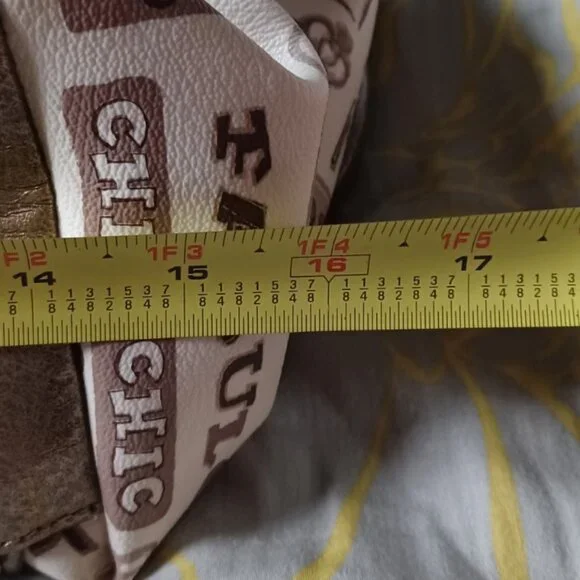 Kathy Van Zeeland Word Up Tote Shoulder Bag & Wallet - Picture 4 of 16